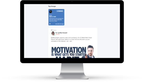 Desktop view of Work Smart Club Network