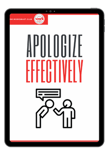 Apologize Effectively